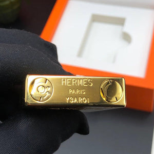 Classic HERMES France Vintage Lighter #004 Gold