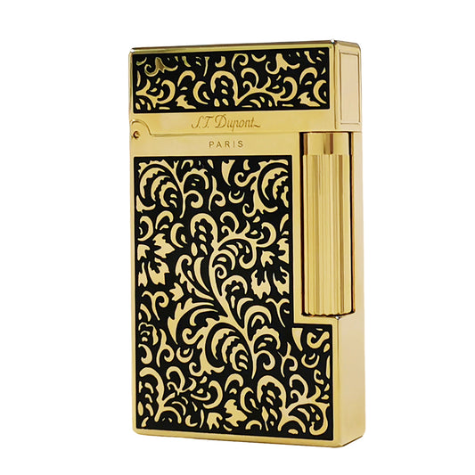 Pampas Flowers Dupont Lacquer Engraving Wild Chrysanthemum Lighter #056