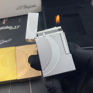 Classical S.T. Dupont Lighter #065 Gold&Silver&Rose-Gold
