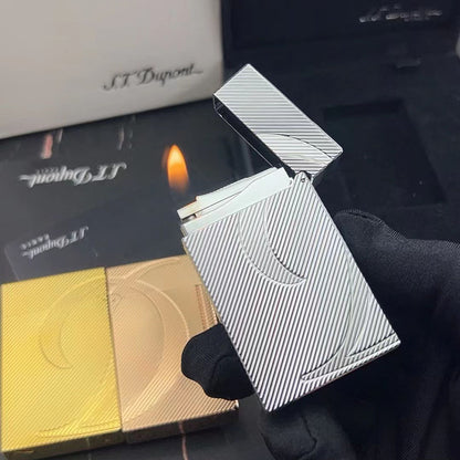 Classical S.T. Dupont Lighter #065 Gold&Silver&Rose-Gold