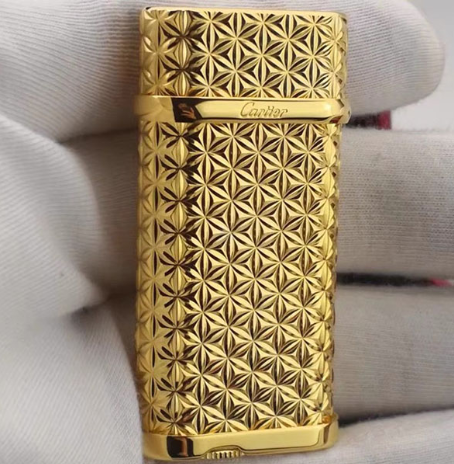 Cartier Lighter Luxury Diamond Carving Portable #048