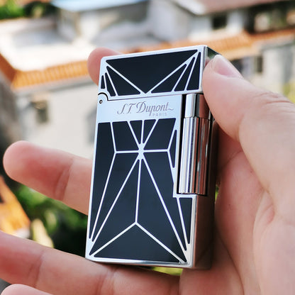 ST DUPONT Biggy Black/ Fire X Lighter #174