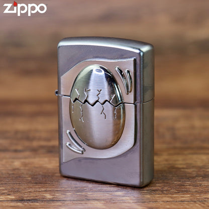 Zippo Lighter Small Dinosaur Egg Design