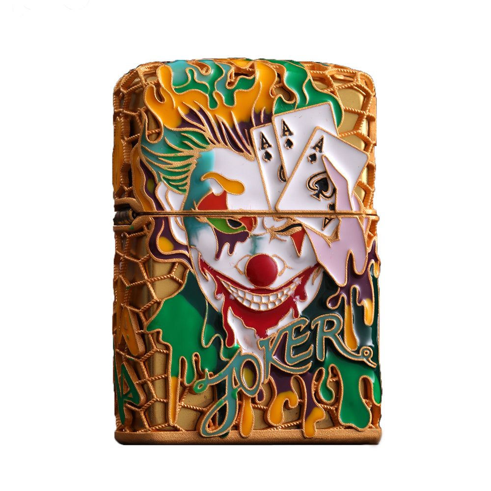 Zippo Lighter Fluorescence Joker Kerosene Lighters