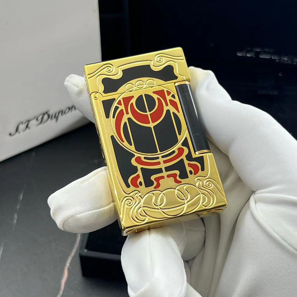 Unique Design Of S.T. Dupont Ligne 2 Limited Edition Art Nouveau Lighter #138