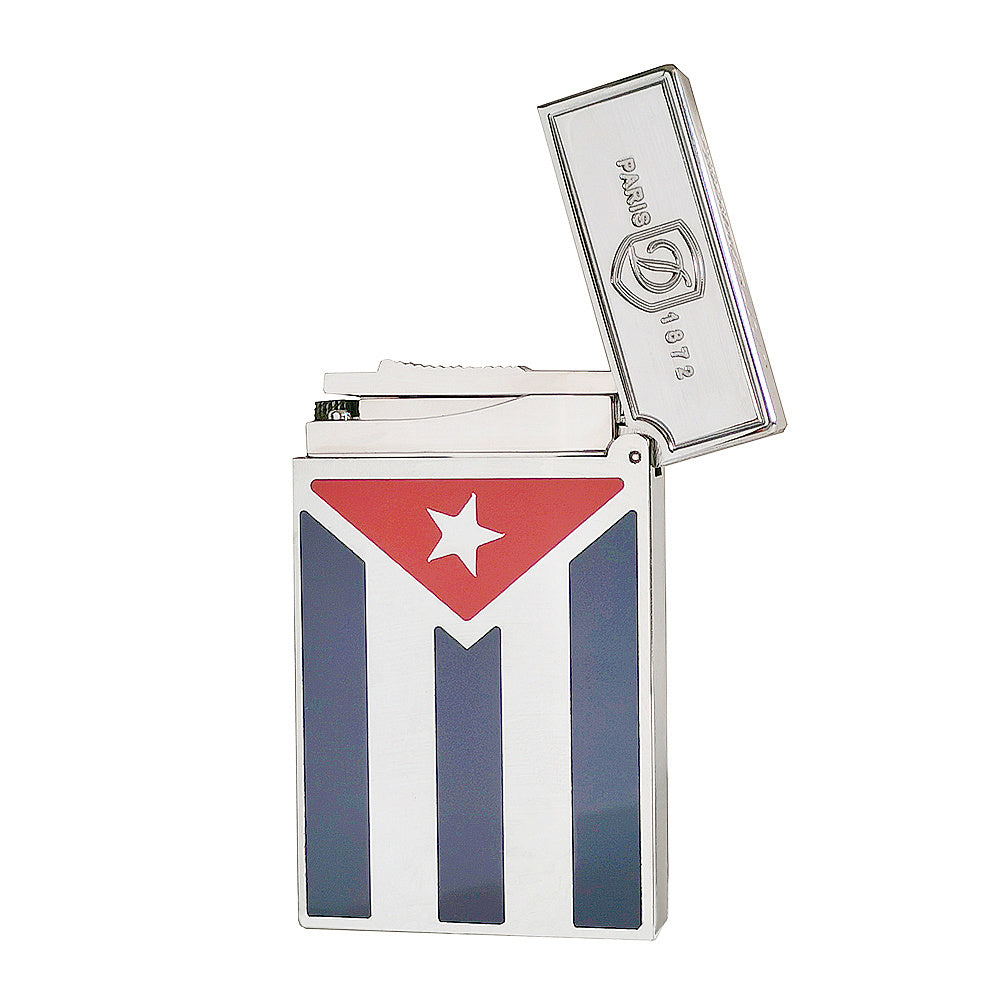 Cuban Flag S.T.Dupont Lighter Lacquer Design Ligne 2#124