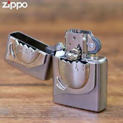 Zippo Lighter Small Dinosaur Egg Design