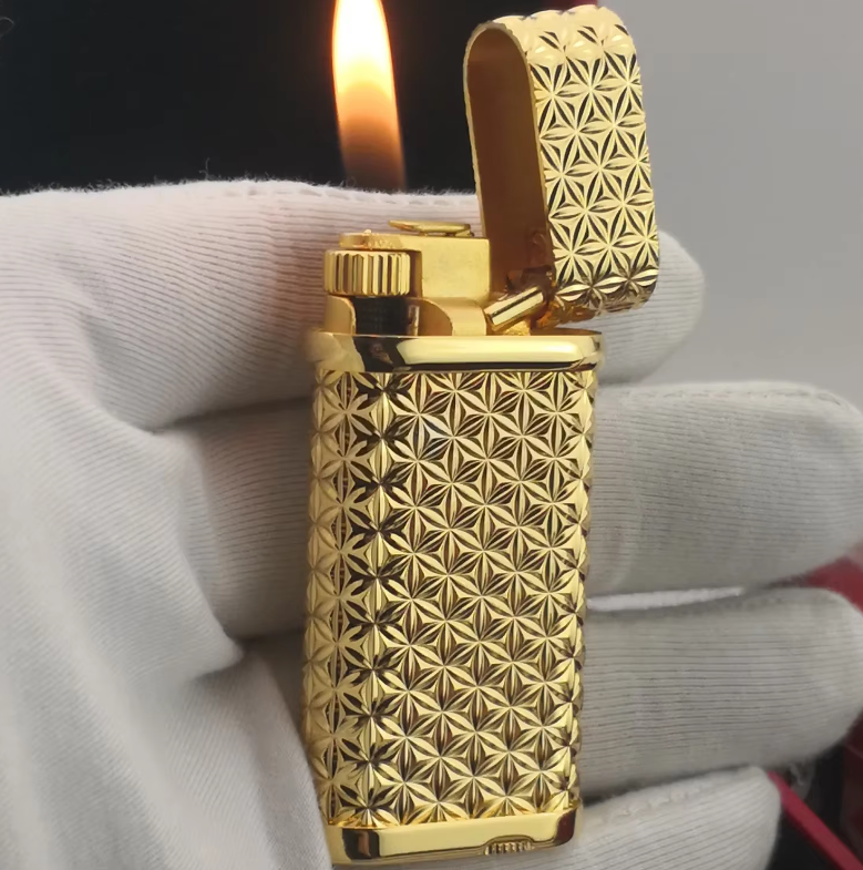 Cartier Lighter Luxury Diamond Carving Portable #048