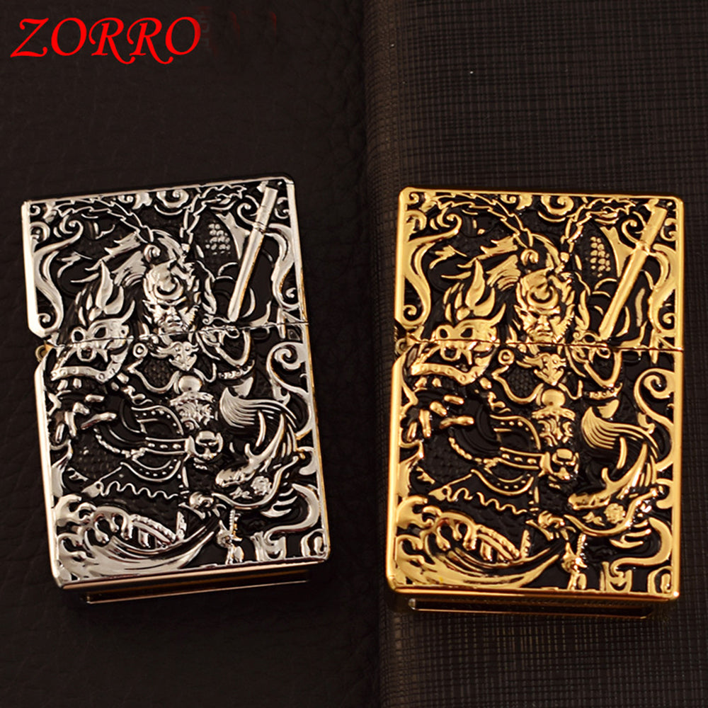 ZORRO & Sun Wukong Kerosene Lighter Windproof Design