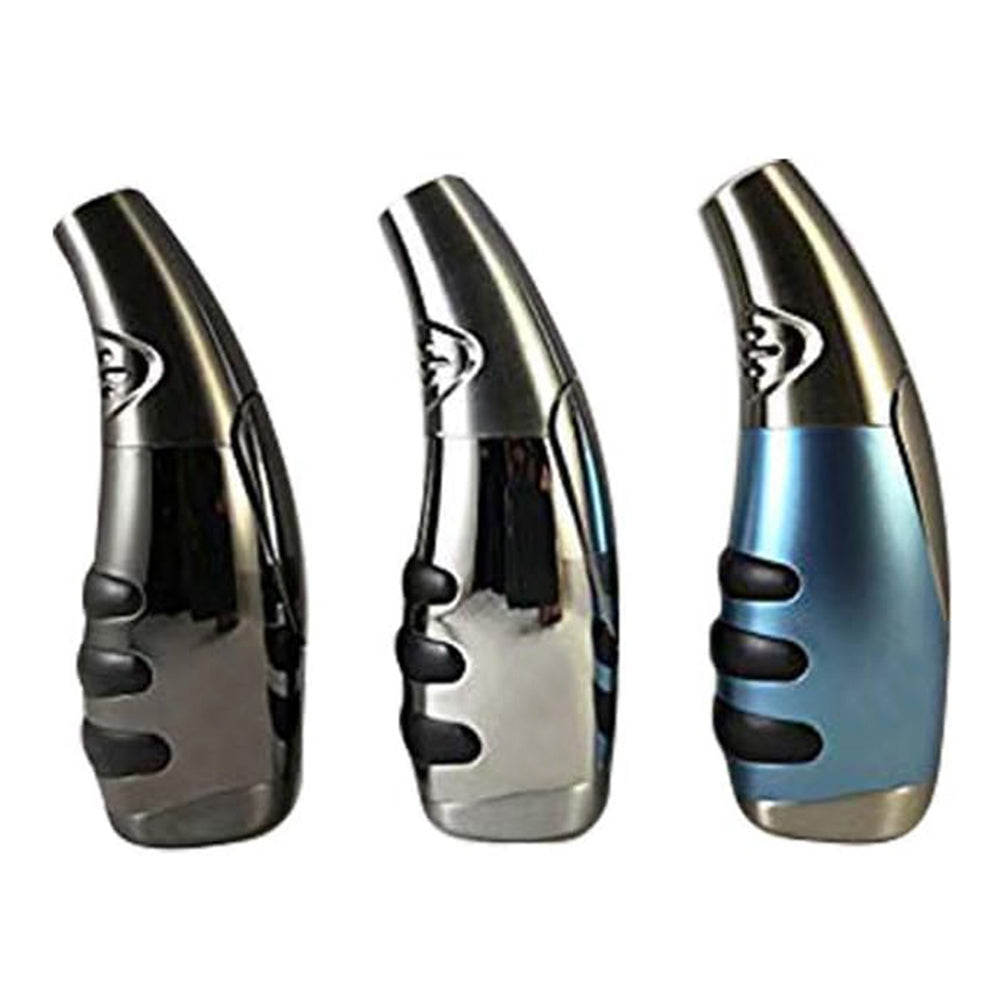 3pcs Refillable Butane Smooth Adjustable Torch Flame Lighters