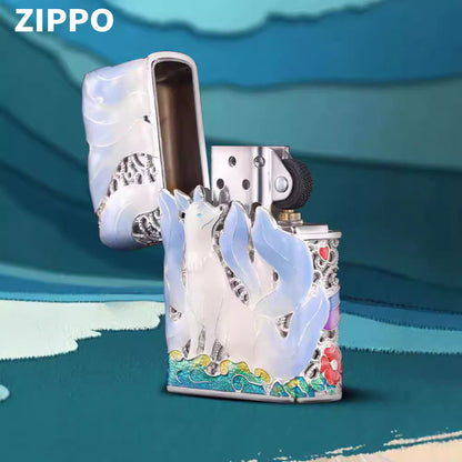 Zippo Lighter Fluorescence Nine-tailed Fox