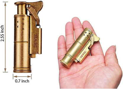 Wheel Kerosene Lighter Reusable Windproof Trench Lighter