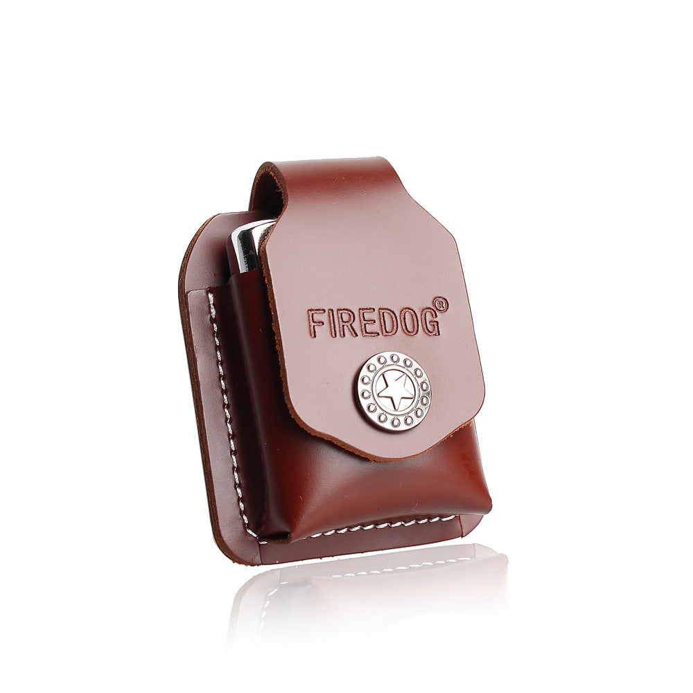 FIREDOG Genuine Leather Lighter Holster fit for Dupont Lighter#002