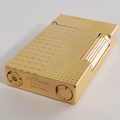 ST.Dupont Lighter Triangles and Square Engraved Design #005