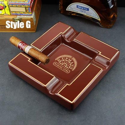 Cohiba Cigar Ashtray Large Ceramic