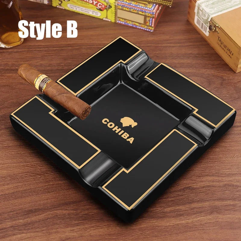 Cohiba Cigar Ashtray Large Ceramic