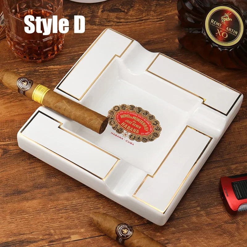 Cohiba Cigar Ashtray Large Ceramic