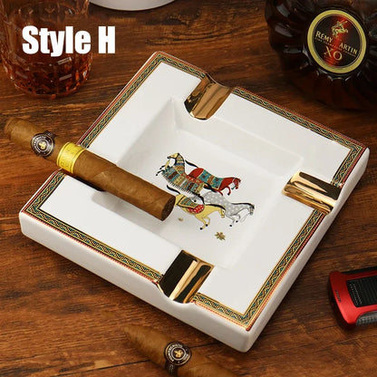 Cohiba Cigar Ashtray Large Ceramic