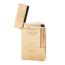 Load image into Gallery viewer, S.T.Dupont Gas Lighter Ligne 2 Particular Engraved #150 Gold