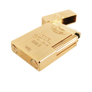 S.T.Dupont Gas Lighter Ligne 2 Particular Engraved #150 Gold