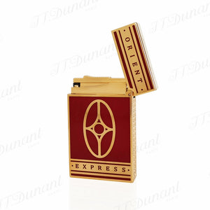Lacquer Orient Express S.T. Dupont Lighter #165 Red-Gold