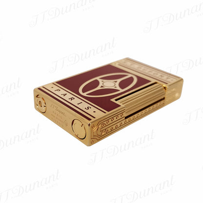 Lacquer Orient Express S.T. Dupont Lighter #165 Red-Gold