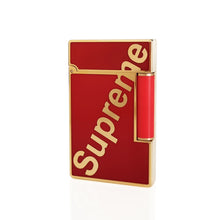 Laden Sie das Bild in den Galerie-Viewer, ST Dupont Lighter x Supreme Joint Name Series Red-Gold | Red-Silver