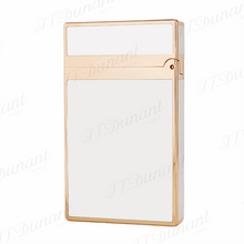 Load image into Gallery viewer, Memorial S T Ligne 2 Dupont Lighter Vintage Cling Sound #013 White&amp;Gold