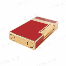 Load image into Gallery viewer, Memorial S T Ligne 2 Dupont Lighter Vintage Cling Sound #013 Red&amp;Gold Red&amp;Silver