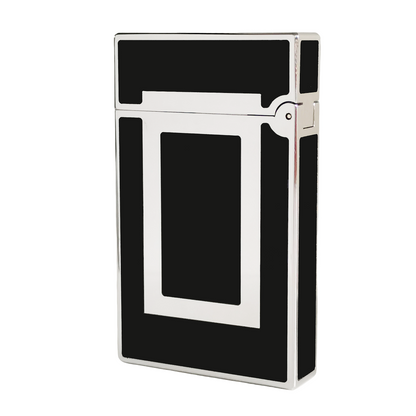 GOLD FINISH Windows St.Dupont Ligne 2 Metal Lighter #127 Black&Gold