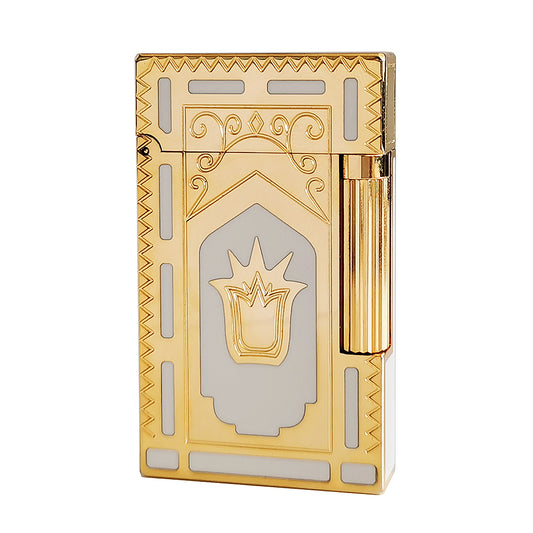 S.T.Dupont Lighter Ligne 2 Ping Sound Lacquer Engraved Pineapple #058