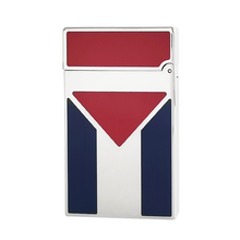 Load image into Gallery viewer, Cuba Flag Lacquer S.T. Dupont Lighter New Model #123