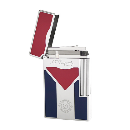 Cuba Flag Lacquer S.T. Dupont Lighter New Model #123