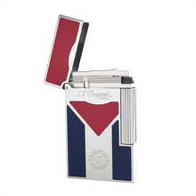 Load image into Gallery viewer, Cuba Flag Lacquer S.T. Dupont Lighter New Model #123