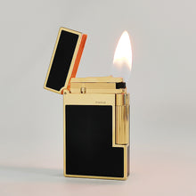 이미지를 갤러리 뷰어에 로드 , Double Flames Classic Lacquer S.T.Dupont Gas Lighter #302