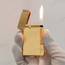 Laden Sie das Bild in den Galerie-Viewer, Da Vinci Cross Man ST Dupont Feuerzeug #080 Schwarz&amp;Gold