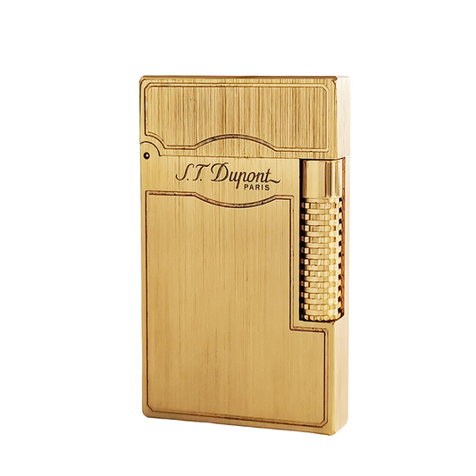 Double Flame S.T. Dupont Lighter #305 Gold