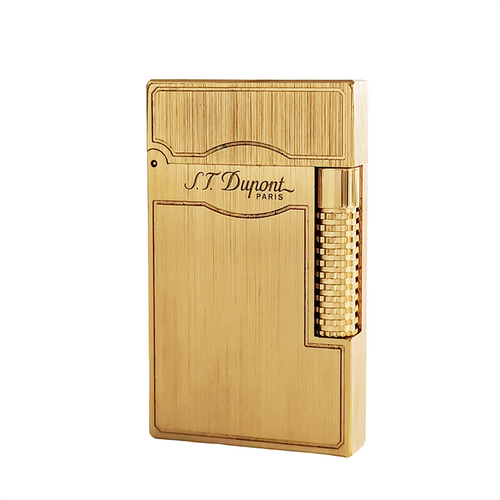 Double Flame S.T. Dupont Lighter #305 Gold
