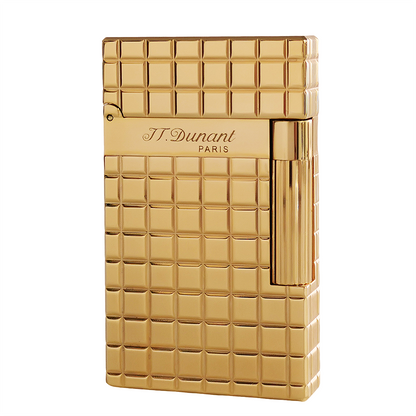 JT Dunant Gas Lighter Chocolate Lattice Engrave #015