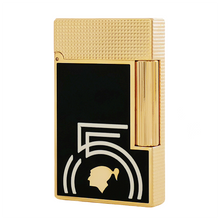 Load image into Gallery viewer, ST DUPONT x COHIBA Girl Head Ping Sound Lacquer Gas Lighter #131
