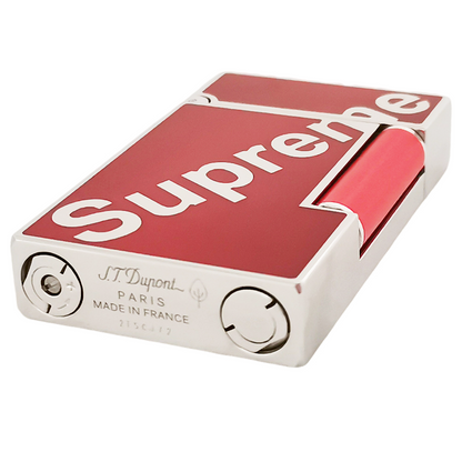 ST Dupont Lighter x Supreme Lighter Joint Name Series Red-Gold | Red-Silver