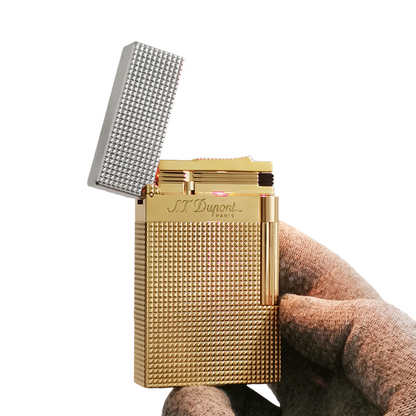 S.T. Dupont Line 2 Golden Hour Luxury Diamond Lighter Series #111