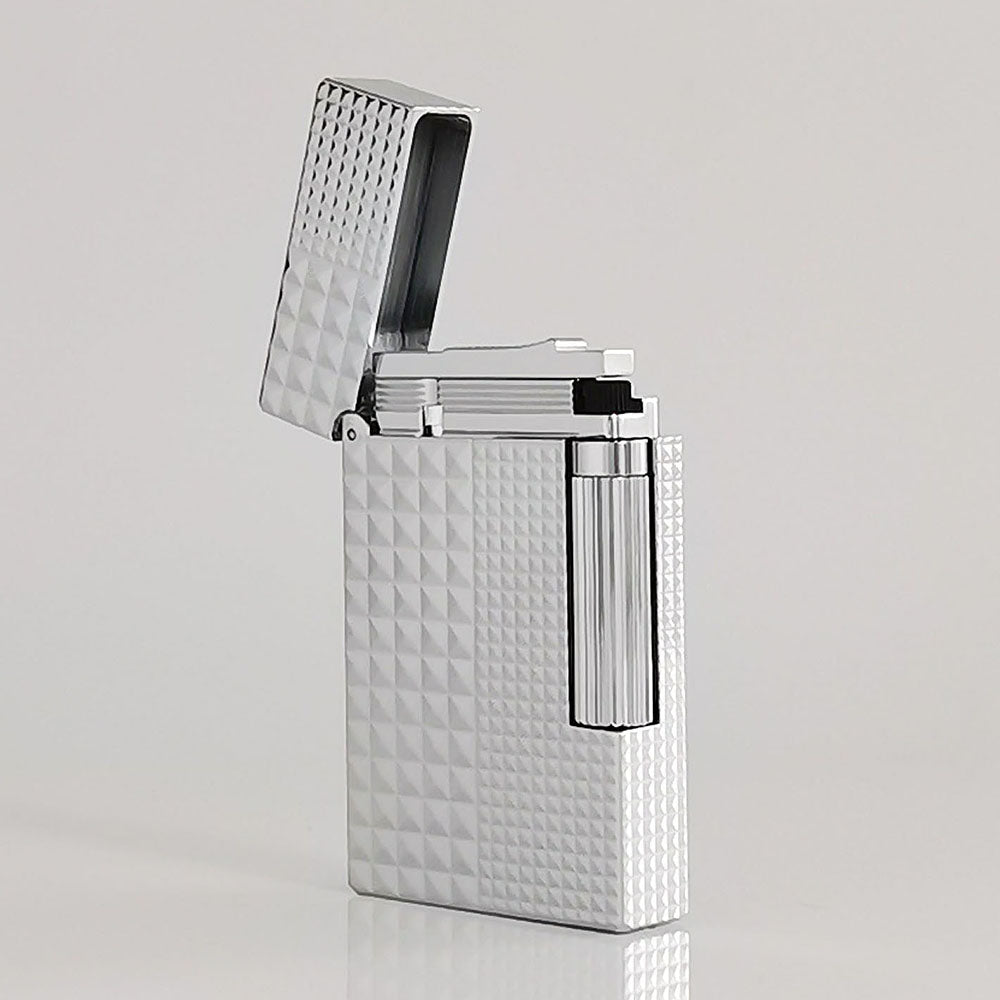 ST.Dupont Lighter Triangles and Square Engraved Design #005