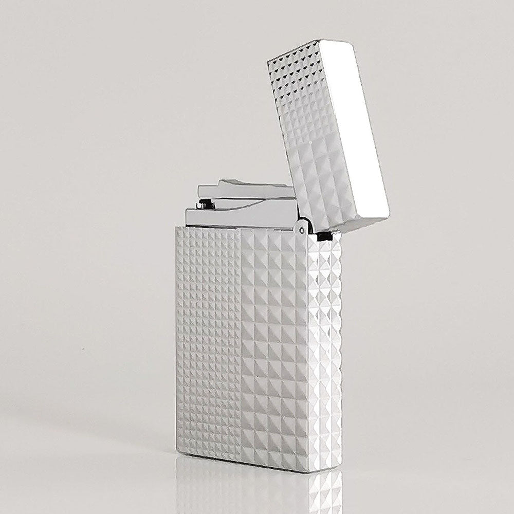 ST.Dupont Lighter Triangles and Square Engraved Design #005