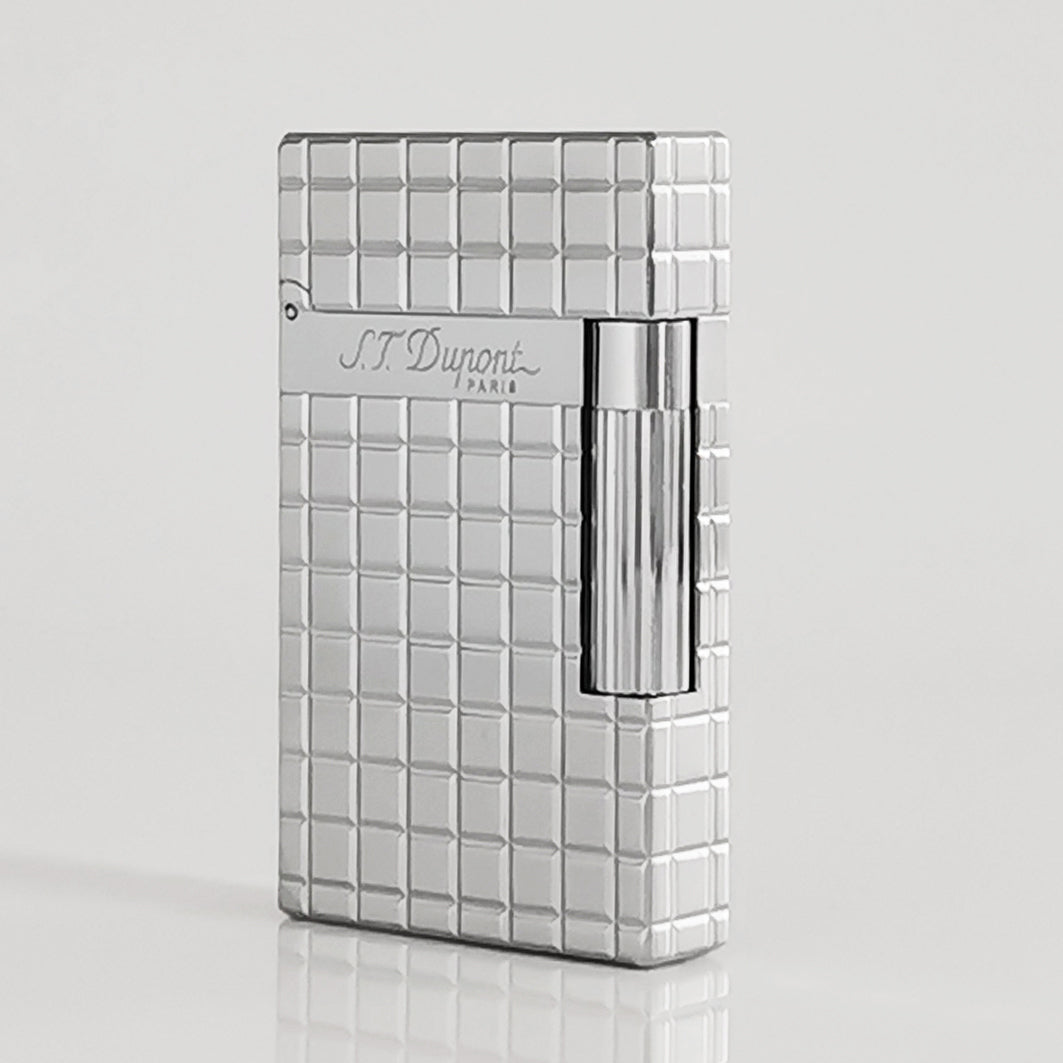 ST Dupont Lighter Ligne 2 Engraving Square Lattice #015