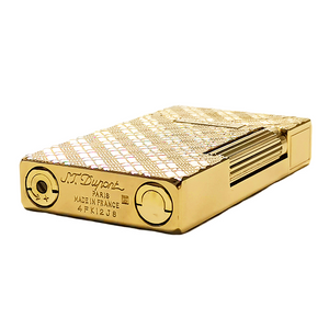 ST Dupont Lattice Ligne 2 Lighter #099 Gold|Silver