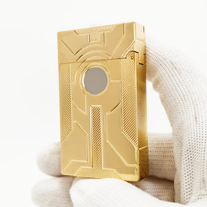 S.T. Dupont Ligne 2 Iron Man Style Lighter #100 Silver|Golden