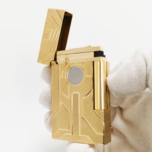 이미지를 갤러리 뷰어에 로드 , S.T. Dupont Ligne 2 Iron Man Style Lighter #100 Silver|Golden