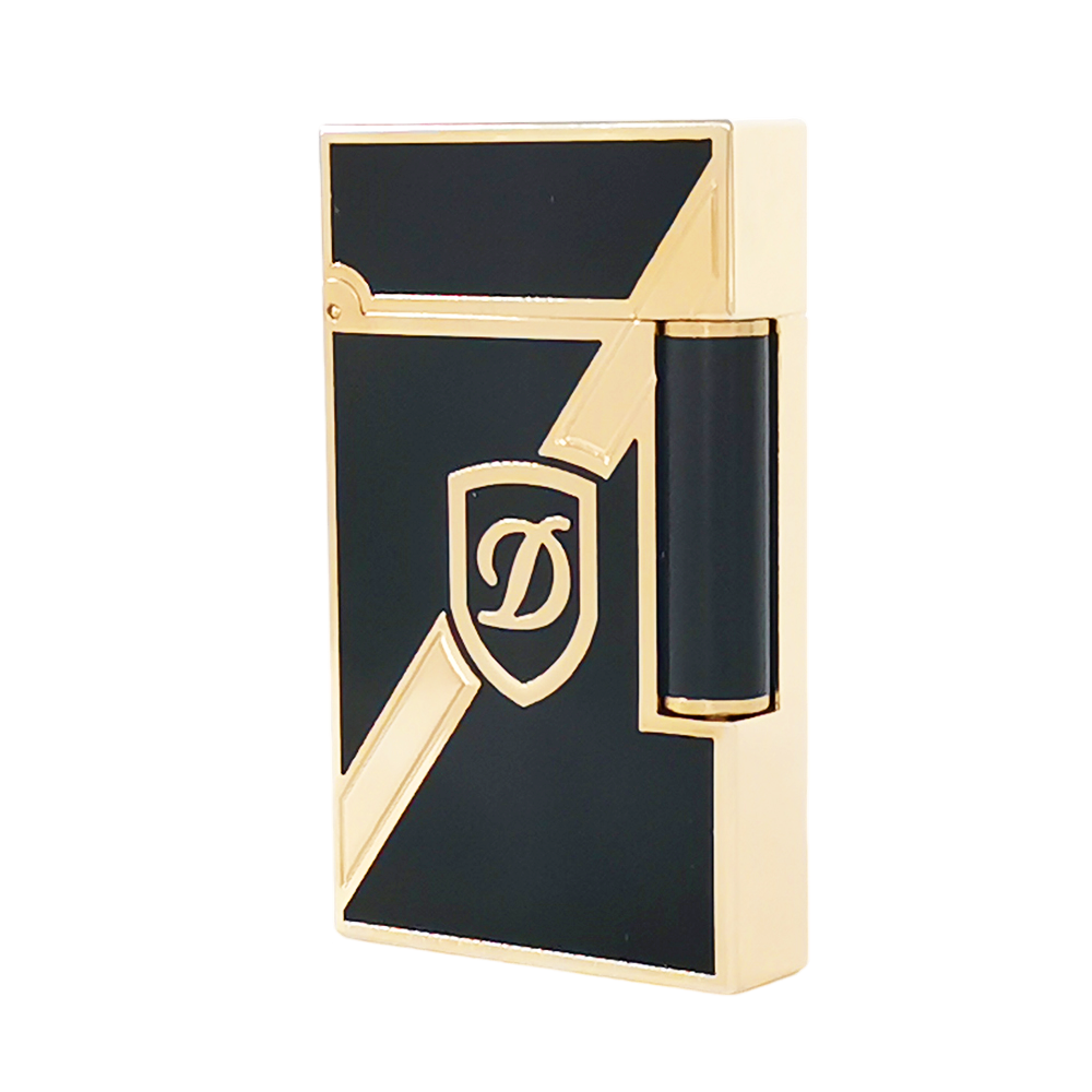 Cyclops D paint S.T. Dupont Lighter #098 Black&Gold|Black&Silver