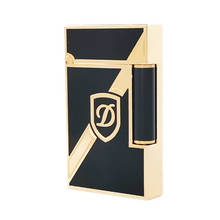 Load image into Gallery viewer, Cyclops D paint S.T. Dupont Lighter #098 Black&amp;Gold|Black&amp;Silver